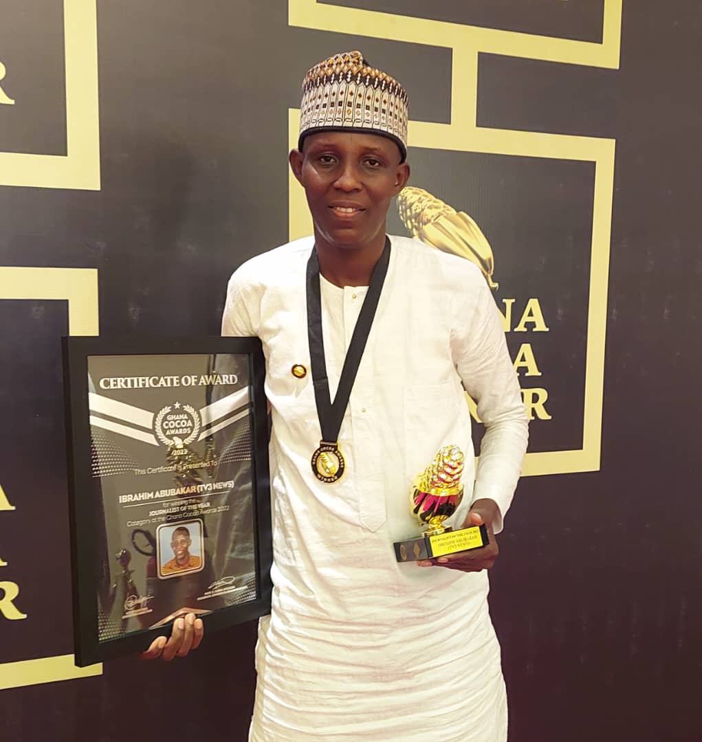Media General’s Ibrahim Abubakar adjudged ‘Journalist of the Year’ at the Ghana Cocoa Awards 2022￼