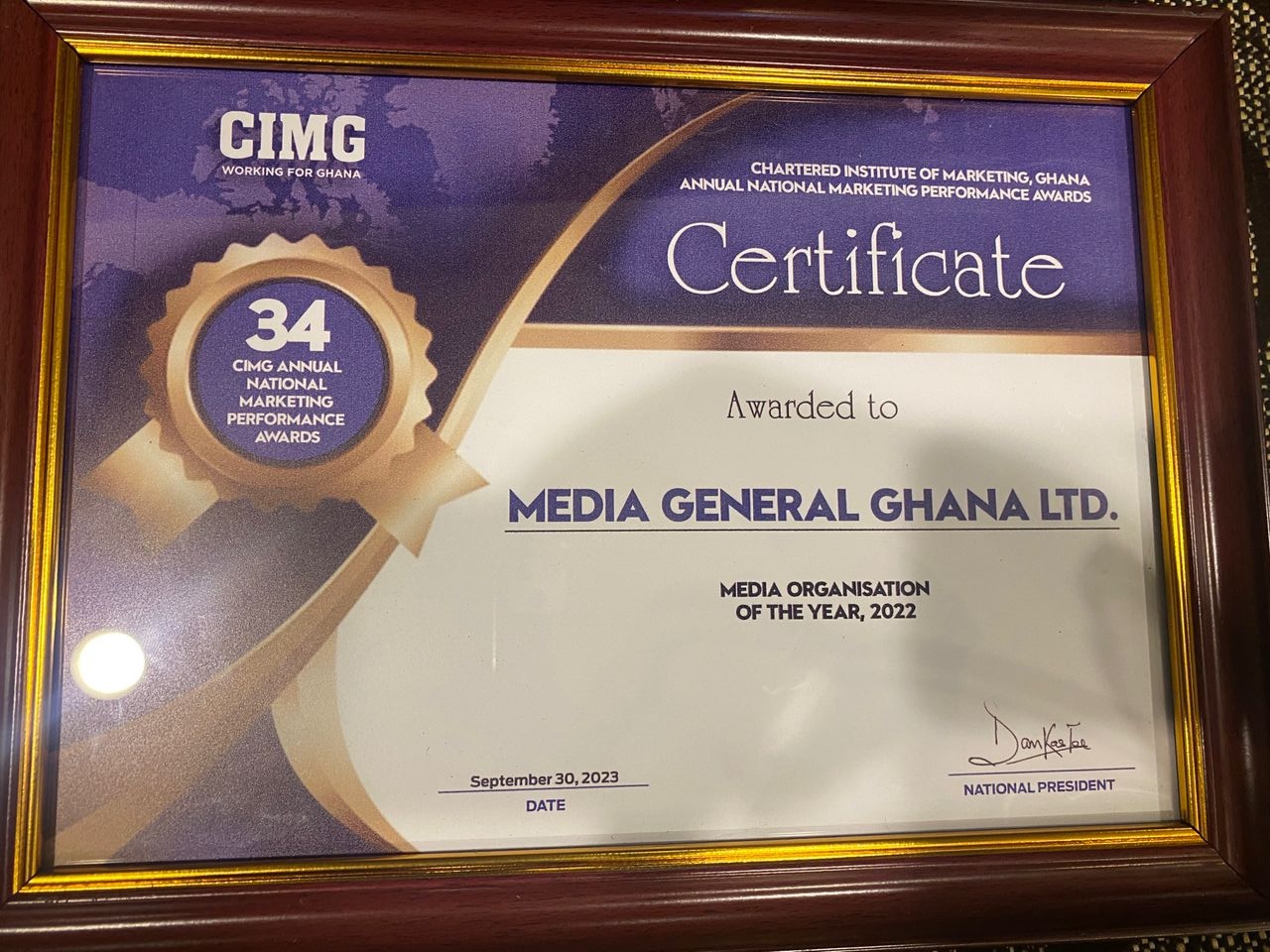 Media General wins double at CIMG Awards; including 2022 Media Organisation of the Year